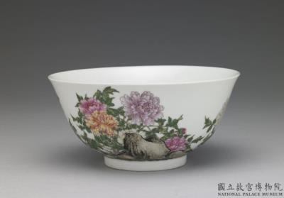 图片[2]-Bowl with peony in falangcai painted enamels, Qing dynasty, Yongzheng reign 1723-1735-China Archive